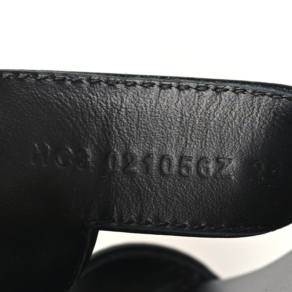 Hermes Box Calfskin Oran Women's Shoes