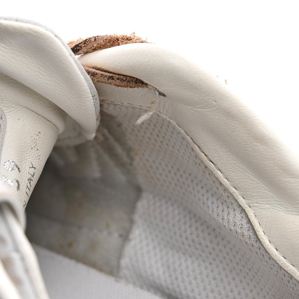 Miu Miu Bleached Calfskin Women's 530 SL Sneakers 39 White