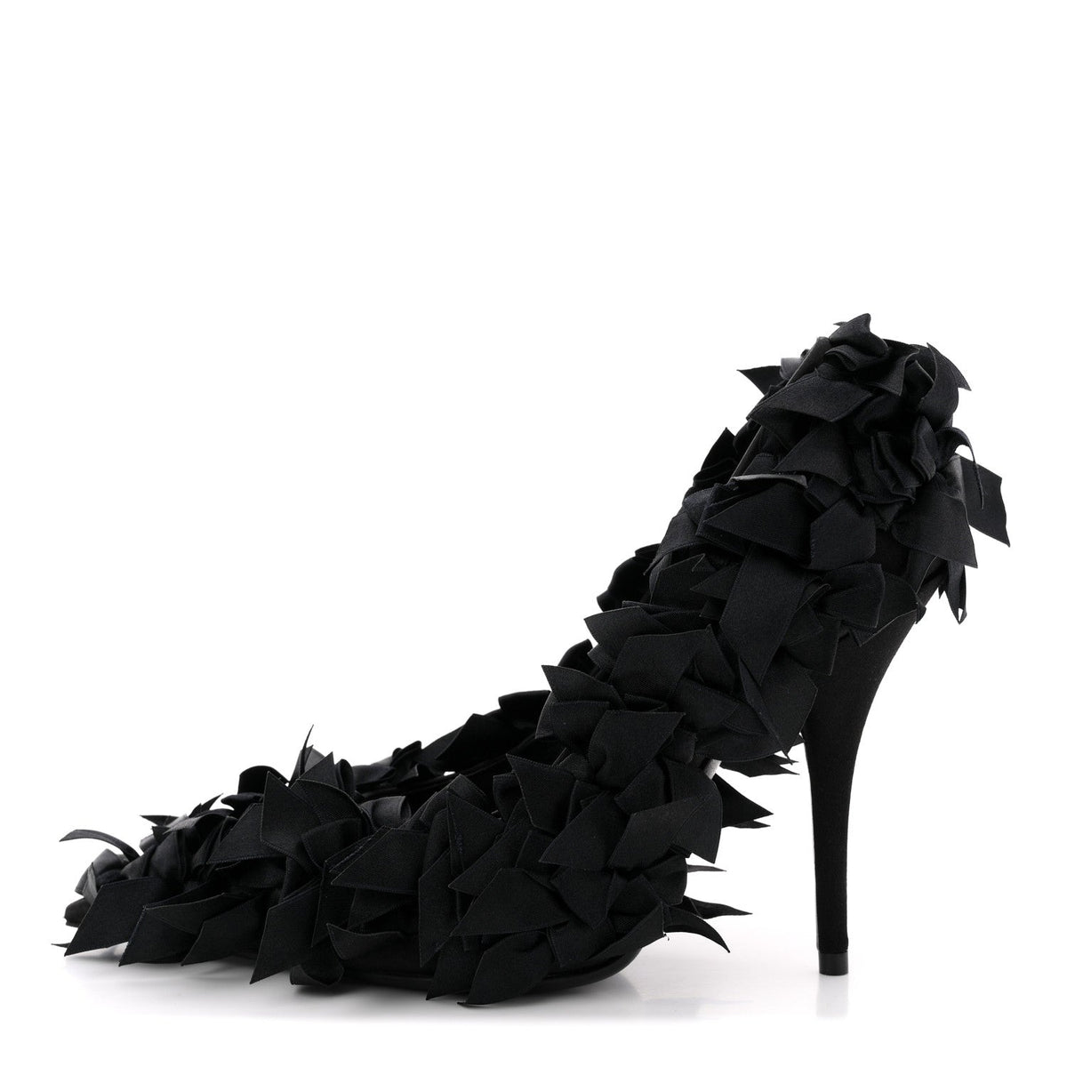 Balenciaga Satin Women's Marie A Bows All Over 110mm Pumps 35 Black