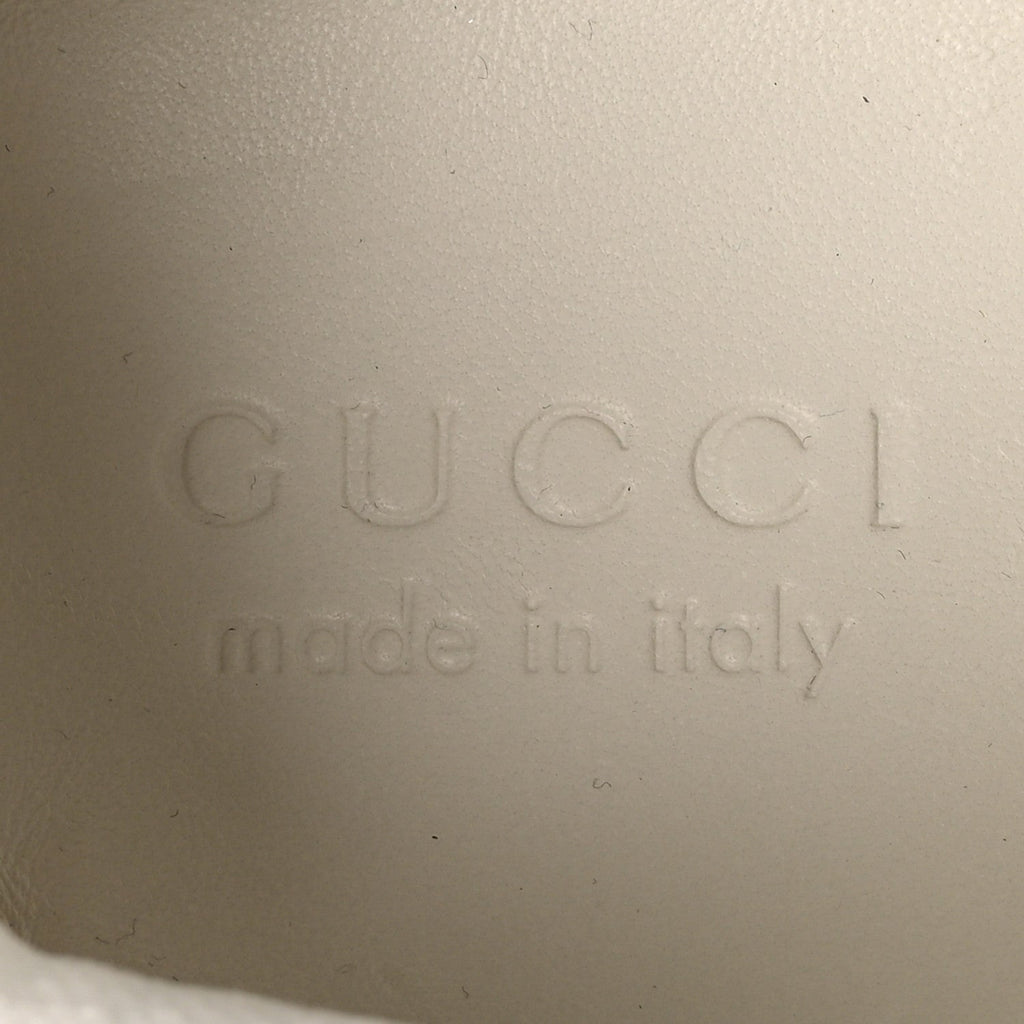 Gucci Calfskin Mesh Women's 2.0 Sneakers 9 Gray Rosso Ancora
