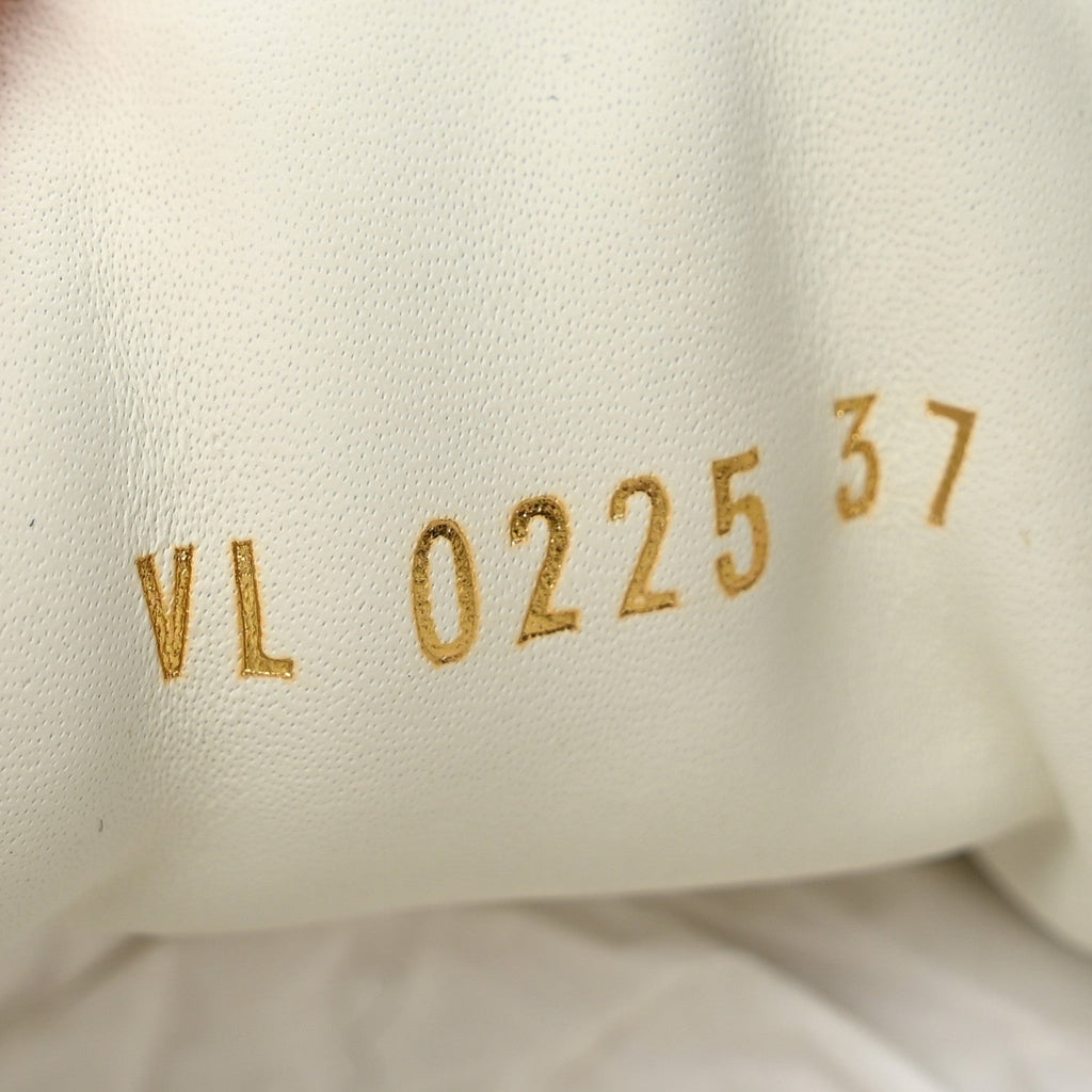 Louis Vuitton Suede Calfskin Women's LV Sneakerina 37 Light Beige Yellow