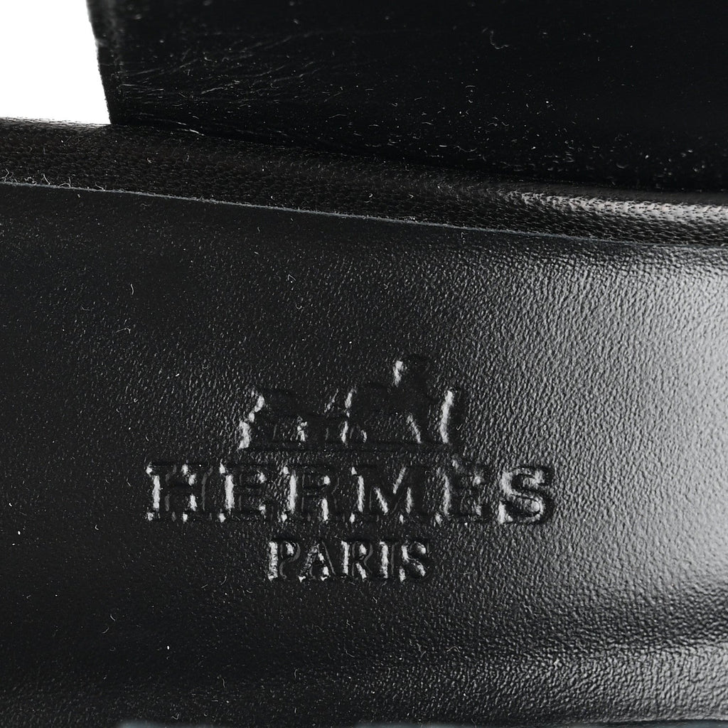 Hermes Nappa Women's Lover 40 Pumps 35.5 Black