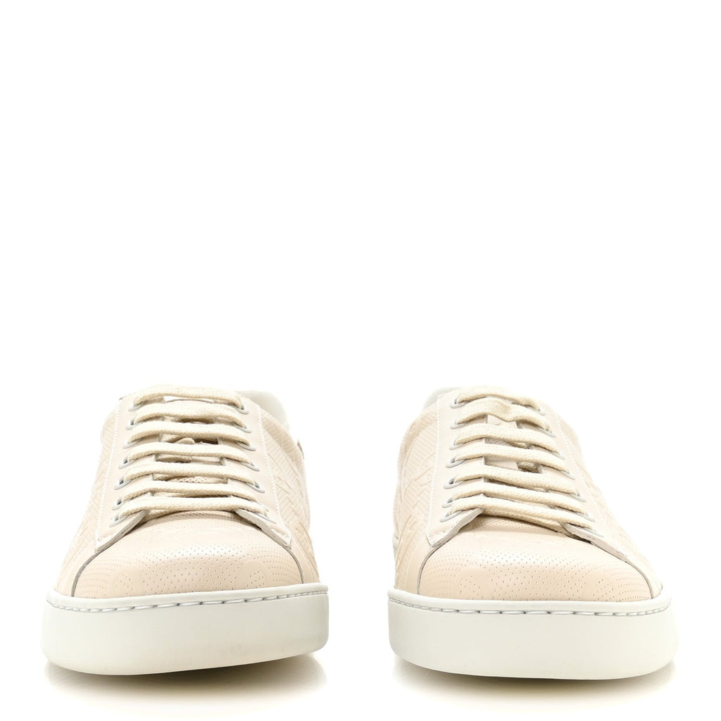 Gucci Calfskin Men's Ace Sneakers 8 Mystic White