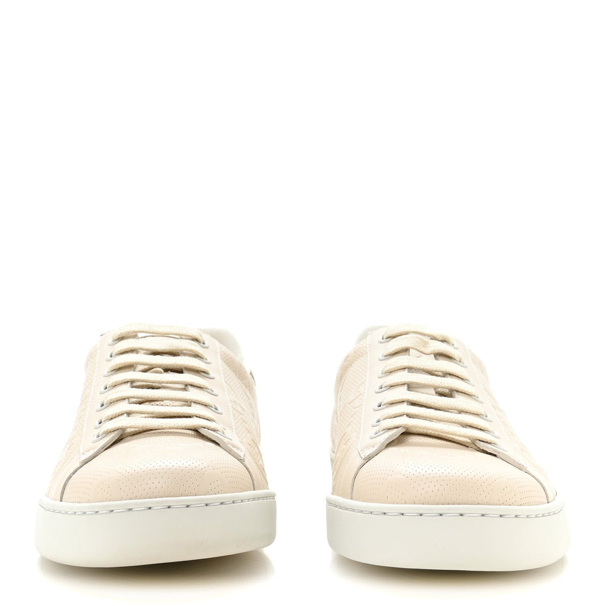 Gucci Calfskin Men's Ace Sneakers 8 Mystic White
