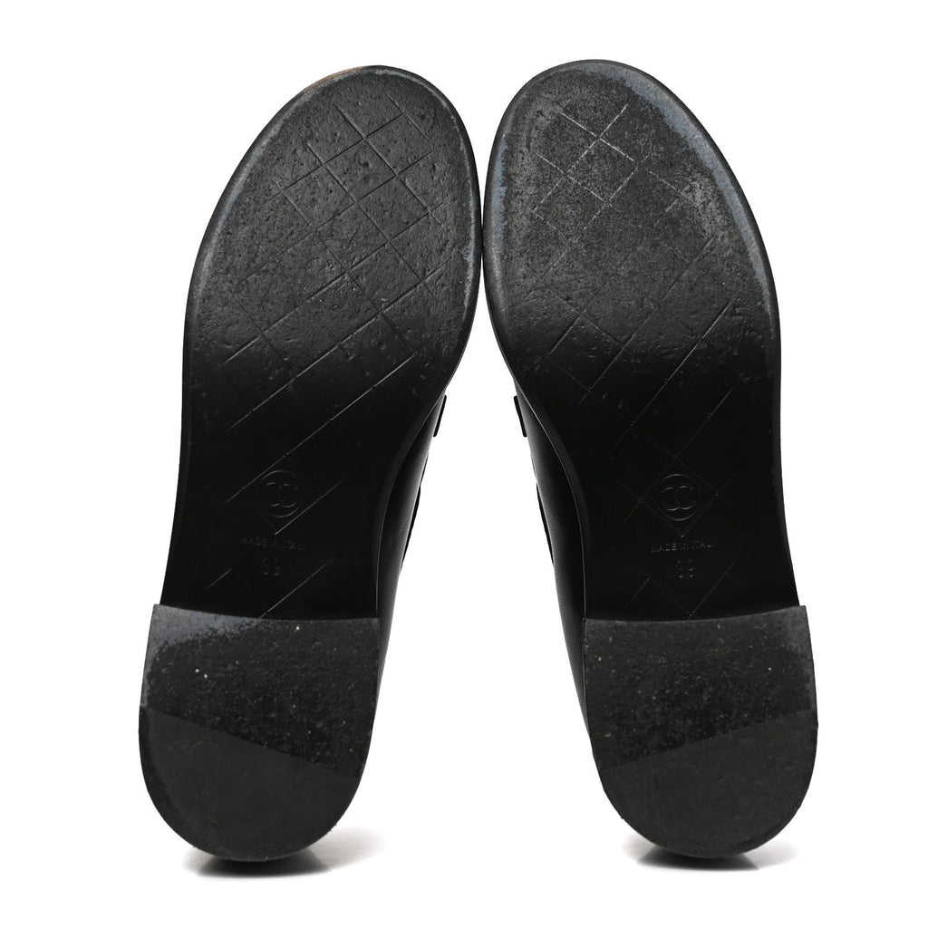 Chanel Lambskin Quilted CC Turnlock Women's Loafers