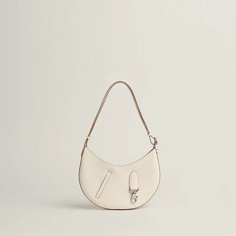 Women's P'tit Arcon Bag With Togo Calfskin And Swift Calfskin Zip Closure