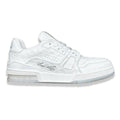 Louis Vuitton LV Trainer Sneaker – Triple White Monogram Embossed Edition