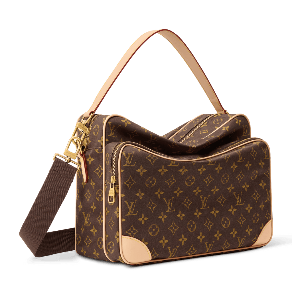 Nil XL Monogram Silk Tech Gold-Toned Hardware