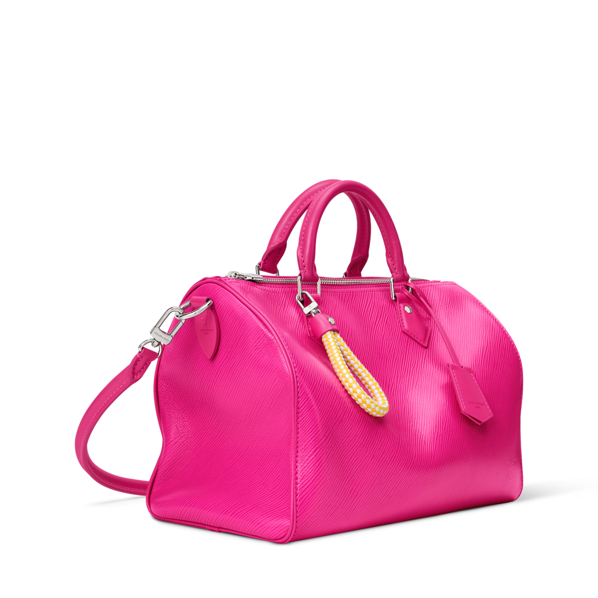 Speedy Soft 30 Epi Leather Rose Miami Silver-Toned Hardware