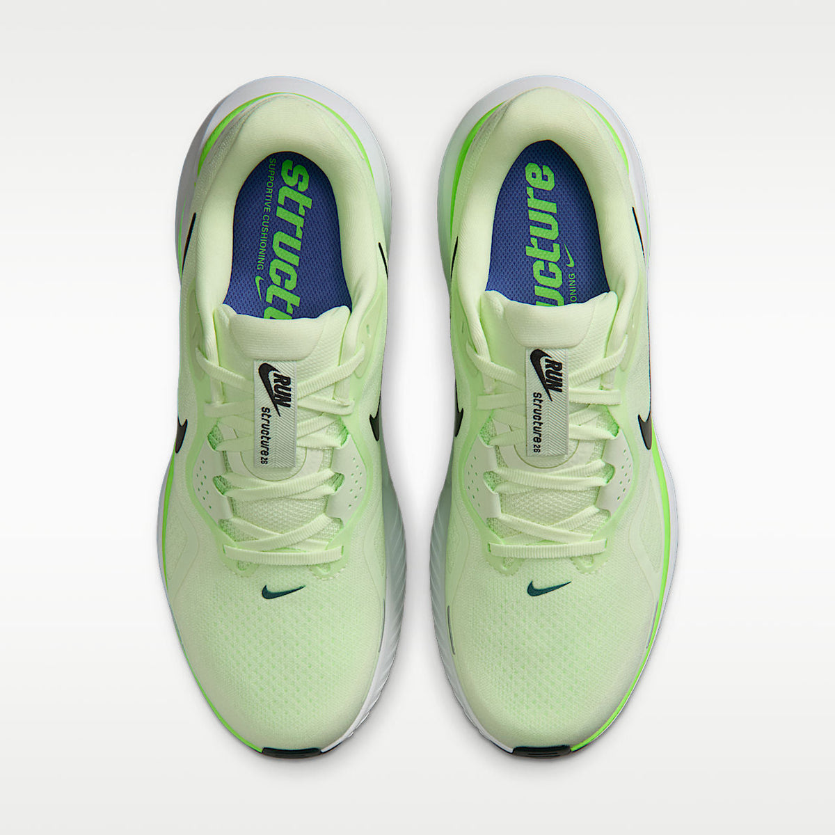 Structure 26 Men's Road Running Shoes ReactX Supportive Cushion Volt Tint Lime Blast