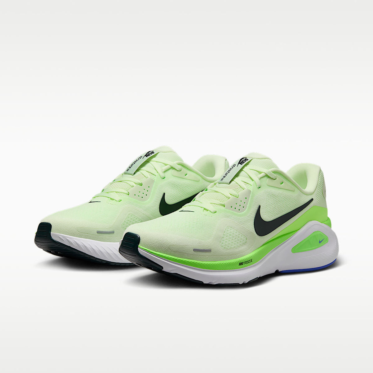 Structure 26 Men's Road Running Shoes ReactX Supportive Cushion Volt Tint Lime Blast