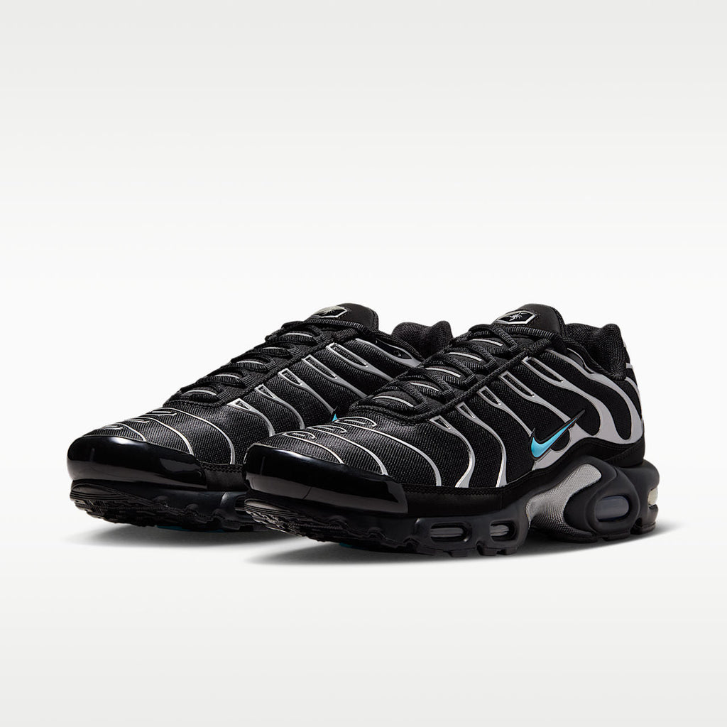 Air Max Plus Premium Men's Shoes, Black/Chrome/Gamma Blue