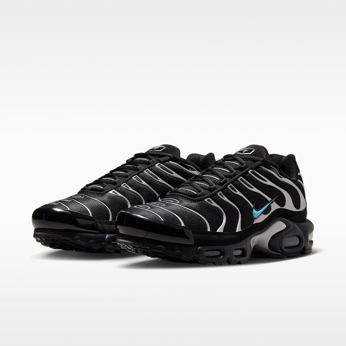 Air Max Plus Premium Men's Shoes, Black/Chrome/Gamma Blue