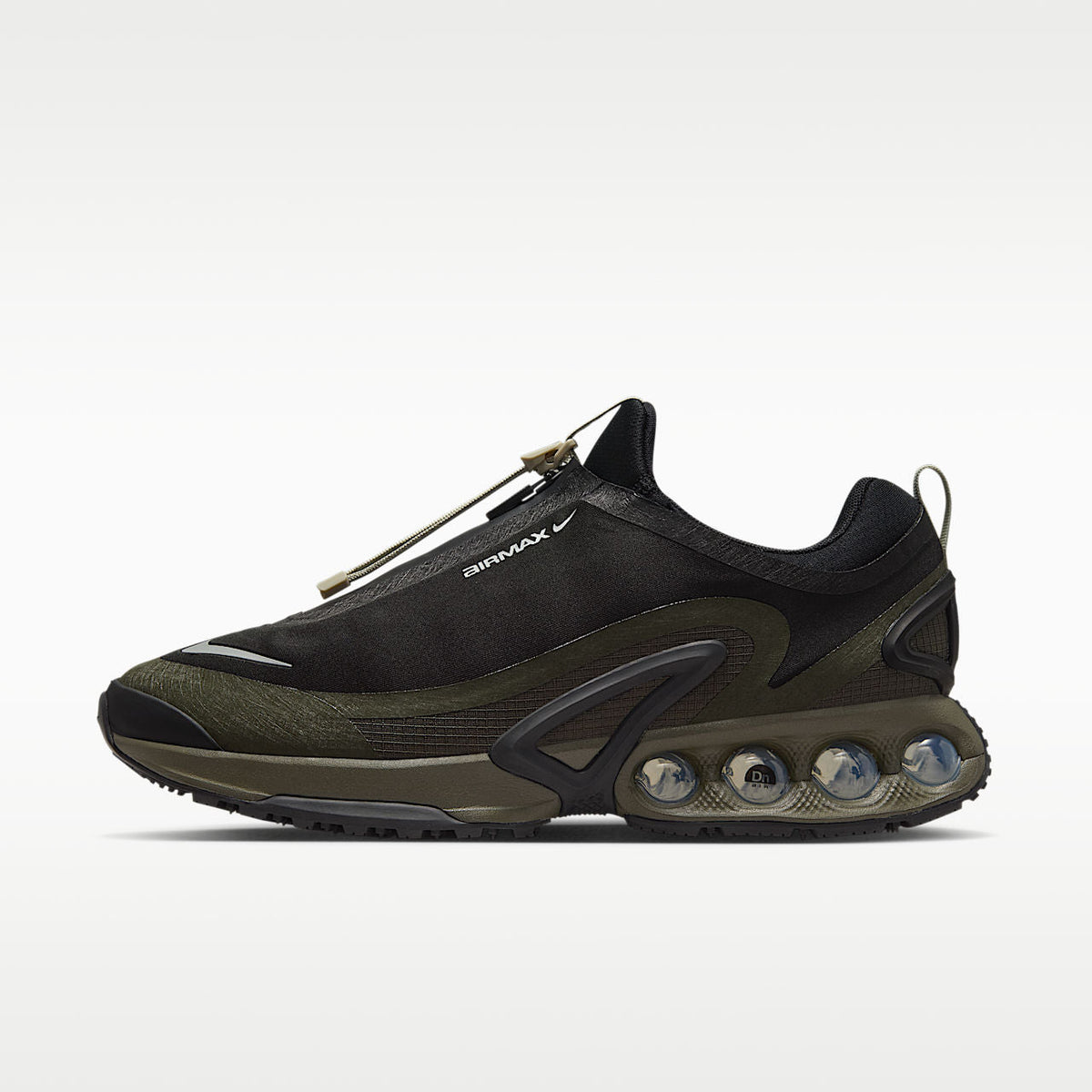 Air Max Dn Roam Men's Shoes Black/Cargo Khaki/Stone/Metallic Silver