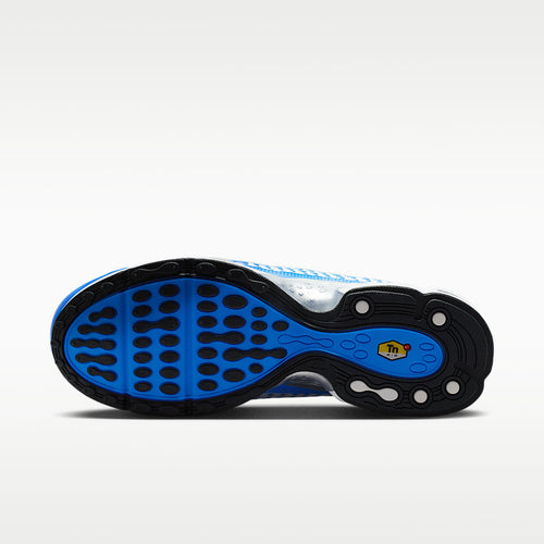 Air Max Plus VII Men's Shoes White Blue Crystal Metallic Silver