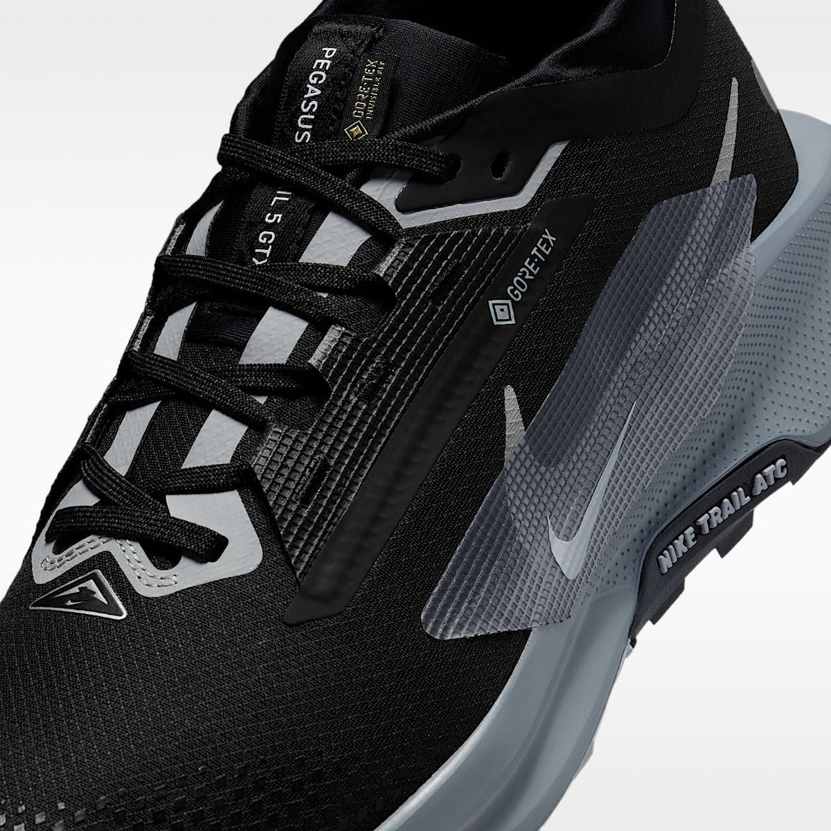 Pegasus Trail 5 GORE-TEX Men's Waterproof Trail Running Shoes Black/Cool Grey/Anthracite/Wolf Grey