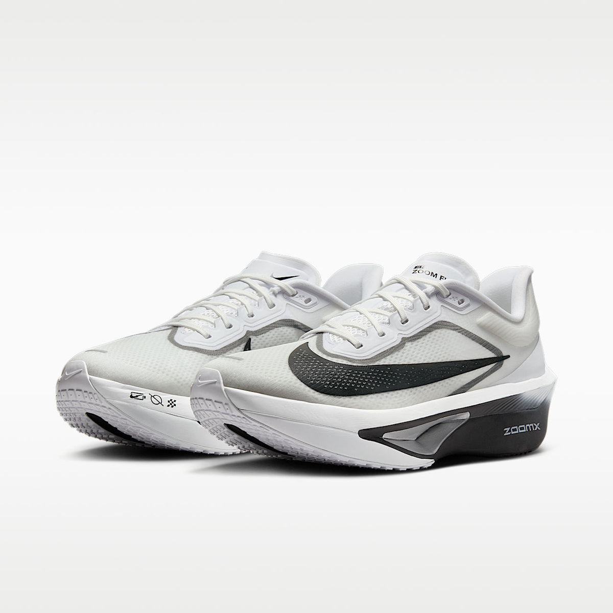 Zoom Fly 6 Men's Road Racing Shoes White/Smoke Grey