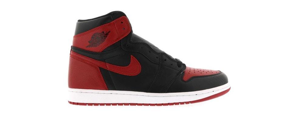 Retro Sneakers in Black/Varsity Red-White - 555088-001
