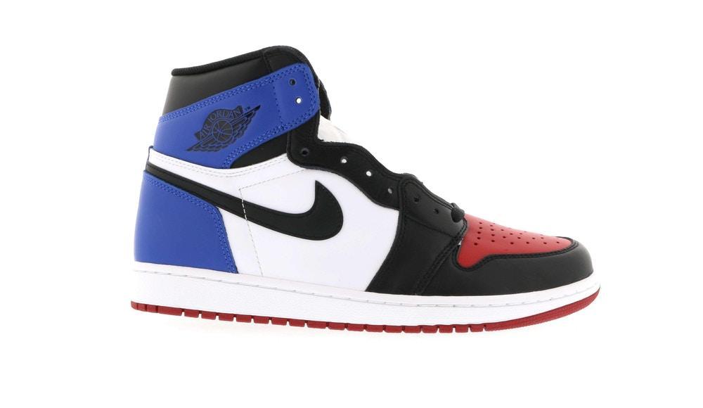 Retro Sneakers in Black/Varsity Red-Varsity Royal - 555088-026