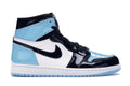 Retro High-Top Sneakers in Obsidian/Blue Chill-White - CD0461-401